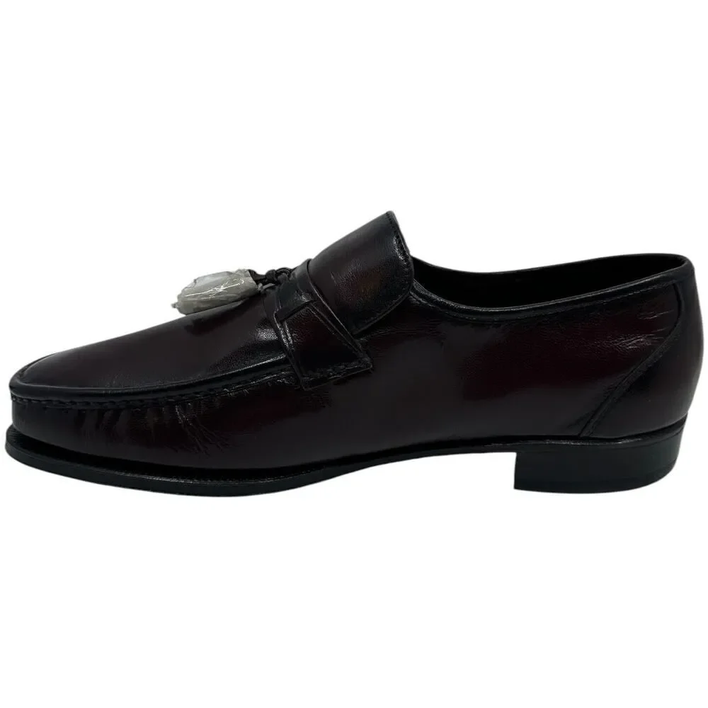 Florsheim Mens Shoes 11 3E Brown Leather Tassel Loafers Slip On Moc Toe 17090-18